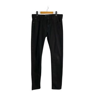 DNMX Men's Black Casual Skinny Denim Jeans